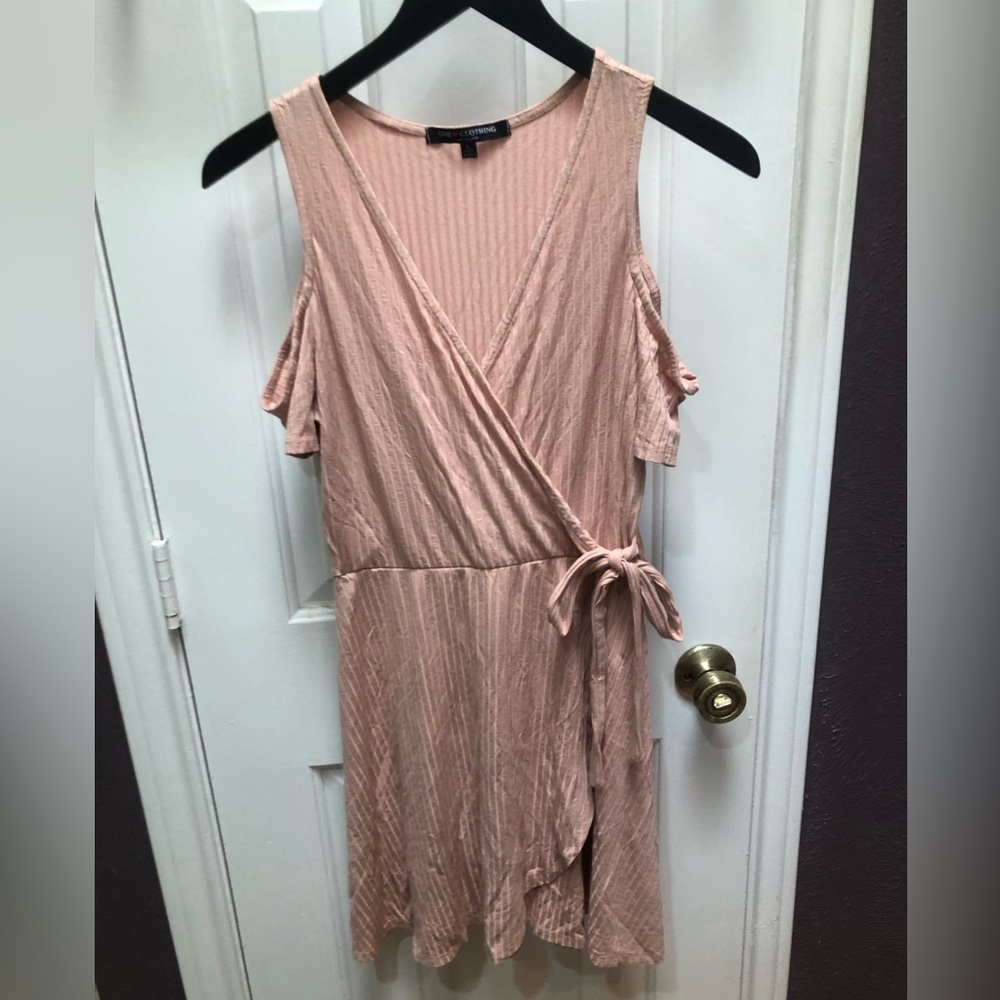 Pink Wrap Dress